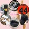32000Pcs Black Rhinestones for Bedazzling, Flatback Resin Gems Crystal, Bedazzler Kit with 3Pcs 10ml B7000 Jewelry Glue and Tweezers for Makeup Crafting Nail Art